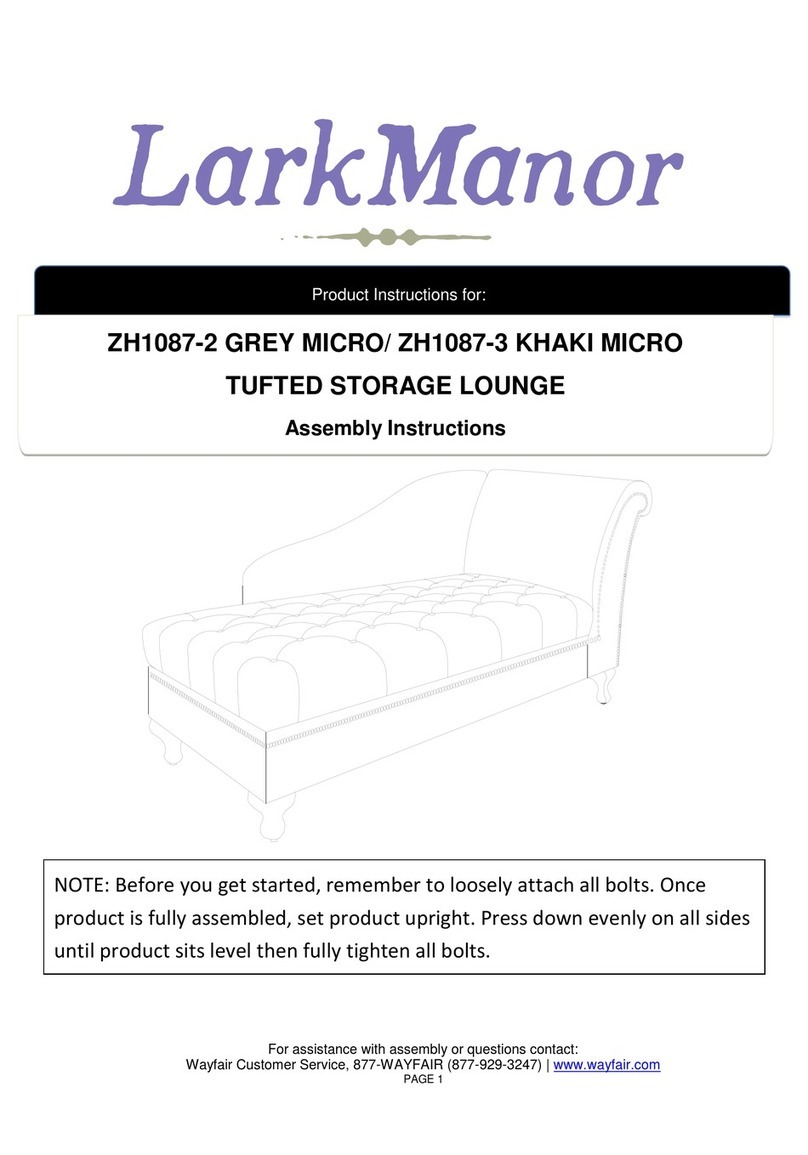 Lark Manor ZH1087-2 Assembly instructions