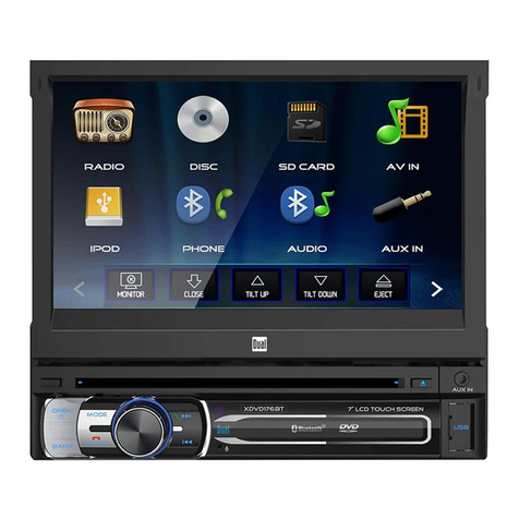 Dual Electronics Corporation XDVD176BT Installation & owner's manual