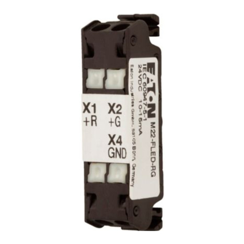 Eaton RMQ-Titan M22-LED Series Instruction leaflet Eaton RMQ-Titan M22-LED Series Instruction leaflet