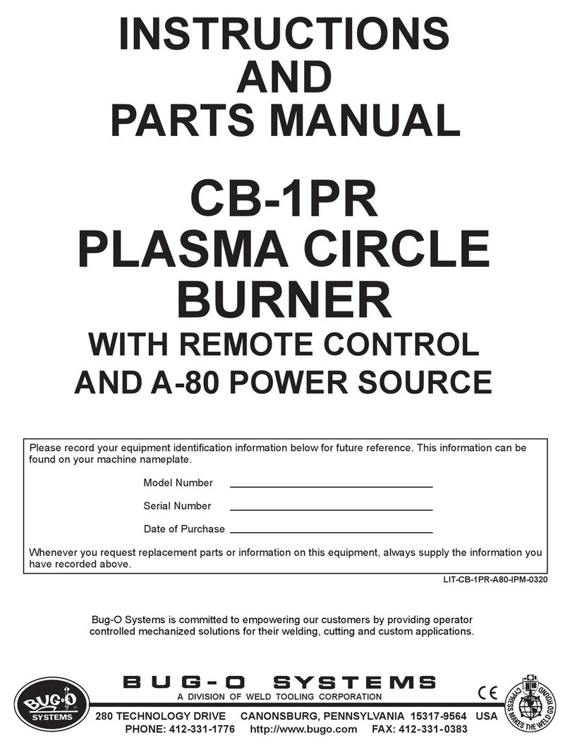 BUG-O CB-1PR Technical reference manual