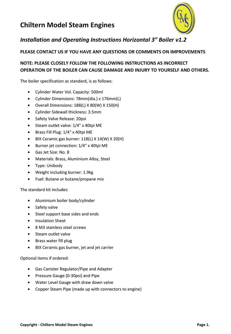 CMS Horizontal 3 Installation and operating instructions