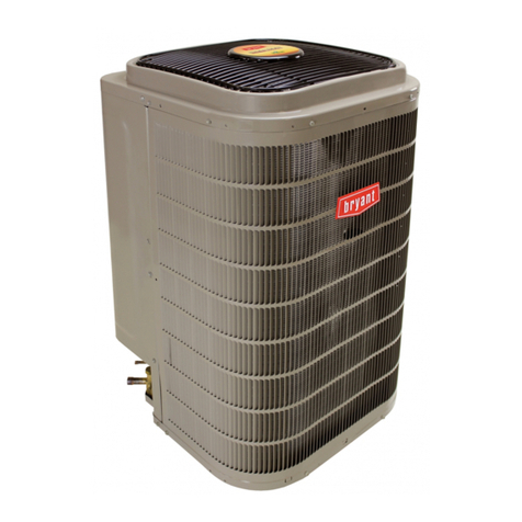 Bryant EVOLUTION V 189BNV Series User manual