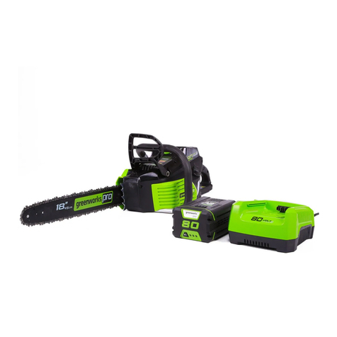 GreenWorks Pro CSB401 Operator's manual