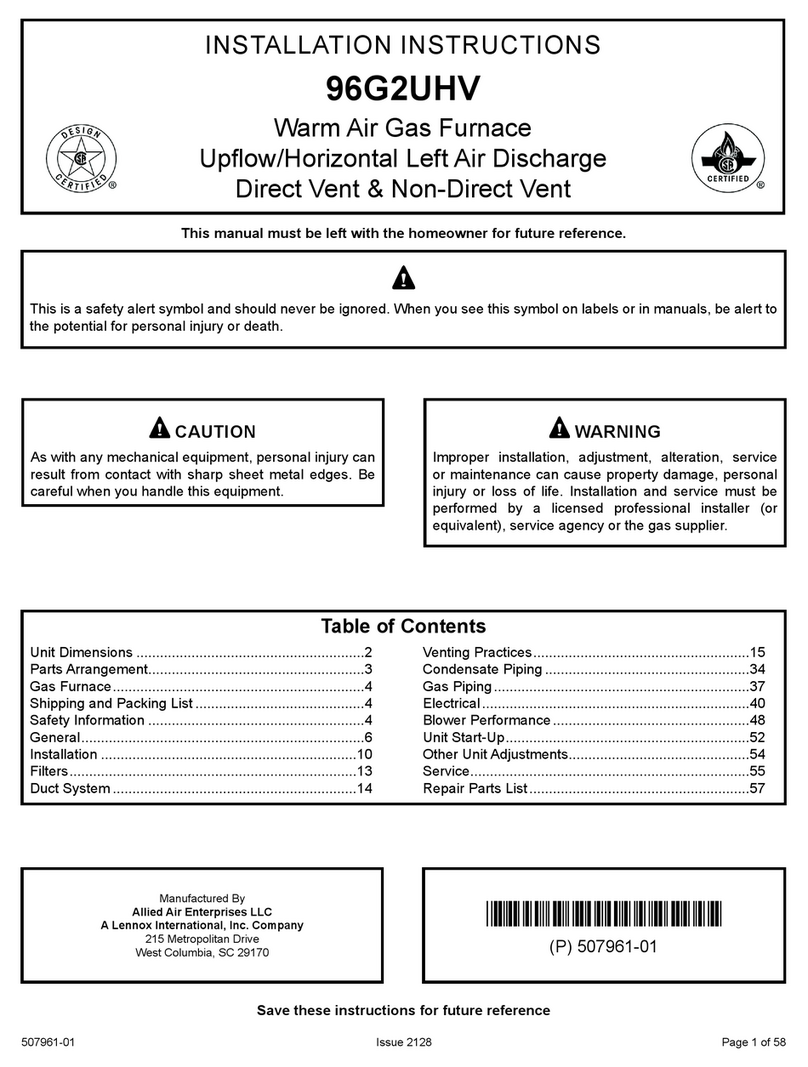 Allied 96G2UHV installation instructions