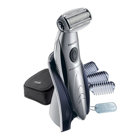 Philips Bodygroom TT2022 quick start guide