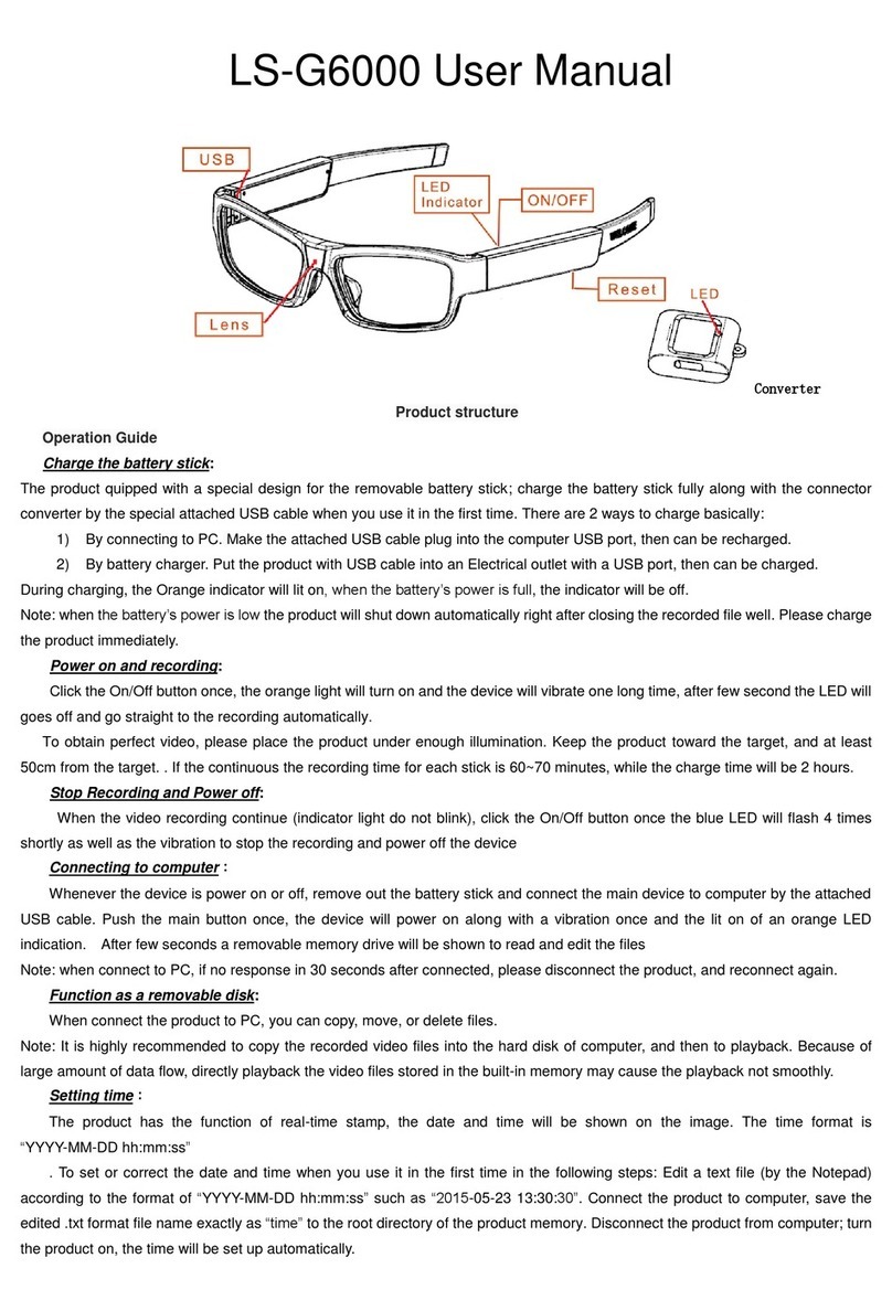 Mini Gadgets LS-G6000 User manual