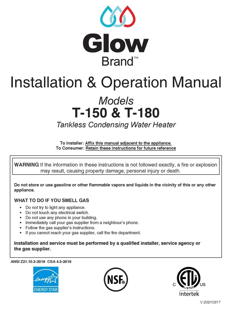 GLOW T-150 Installation & operation manual