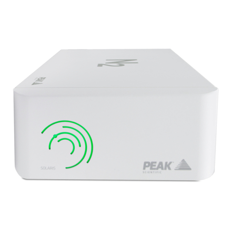 Peak Scientific Solaris XE User manual Peak Scientific Solaris XE User manual