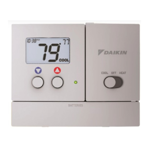 Daikin TSTATD2100-2 Operating instructions
