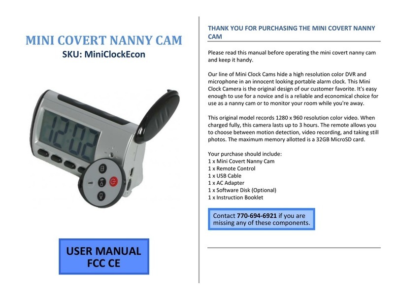 Mini Gadgets MiniClockEcon user manual Mini Gadgets MiniClockEcon user manual