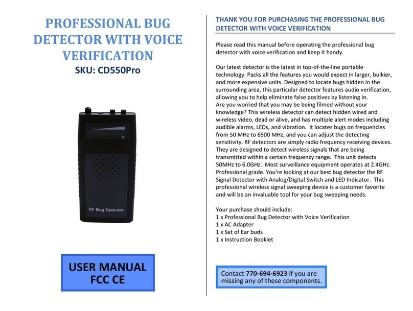Mini Gadgets CD550Pro User manual