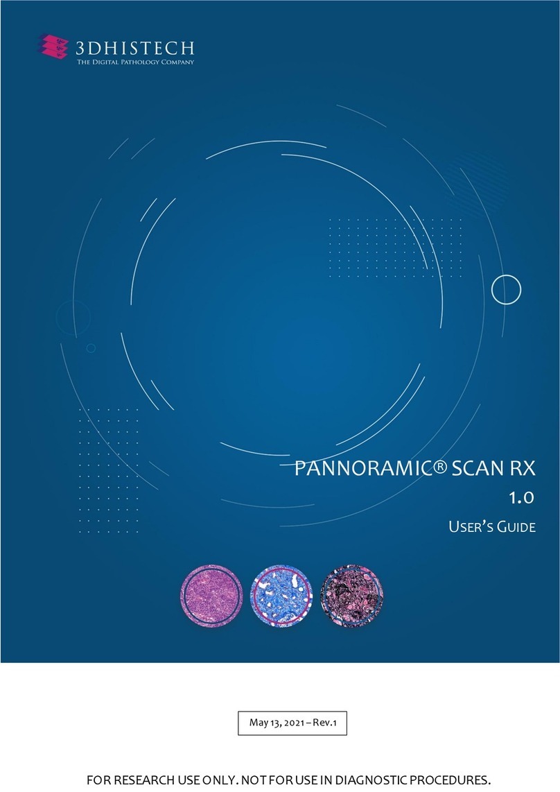 3D Histech PANNORAMIC SCAN RX user guide