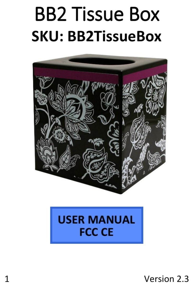 Mini Gadgets BB2TissueBox user manual