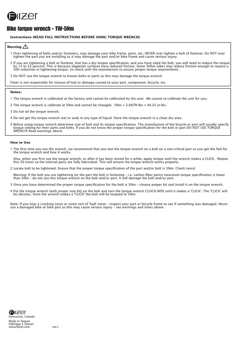 Filzer TW-5Nm instructions