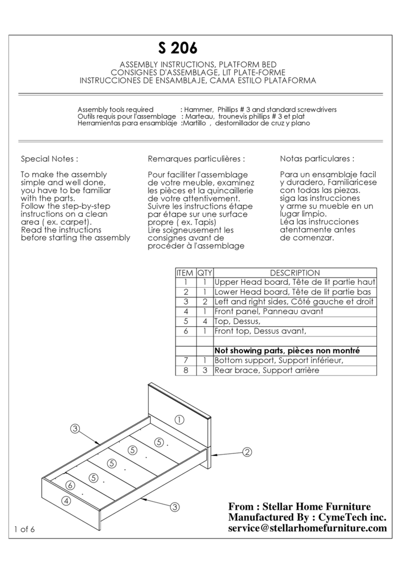 Stellar Home S 206 Assembly instructions