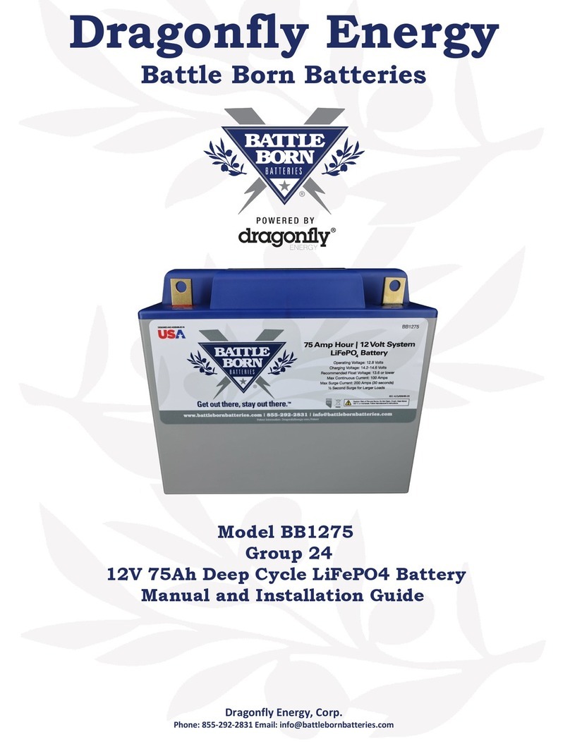 Dragonfly Energy Battle Born Batteries BB1275 Manual and installation guide Dragonfly Energy Battle Born Batteries BB1275 Manual and installation guide