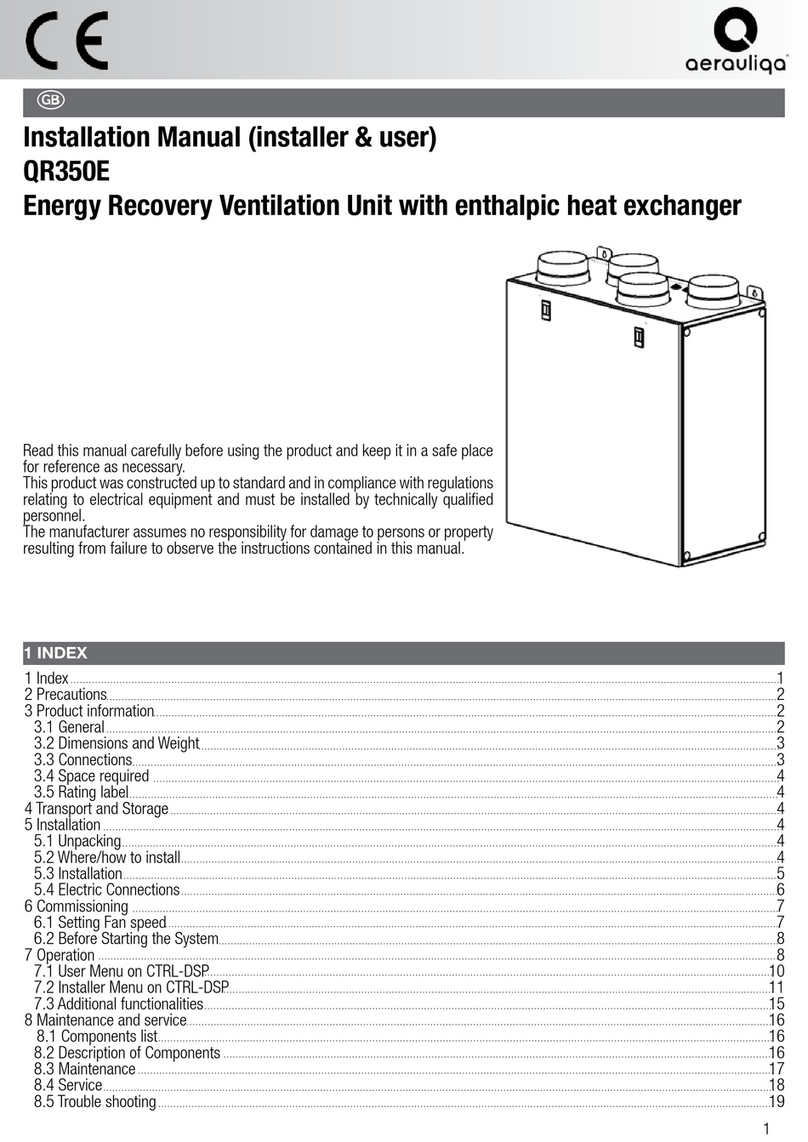 aerauliqa QR350E User manual