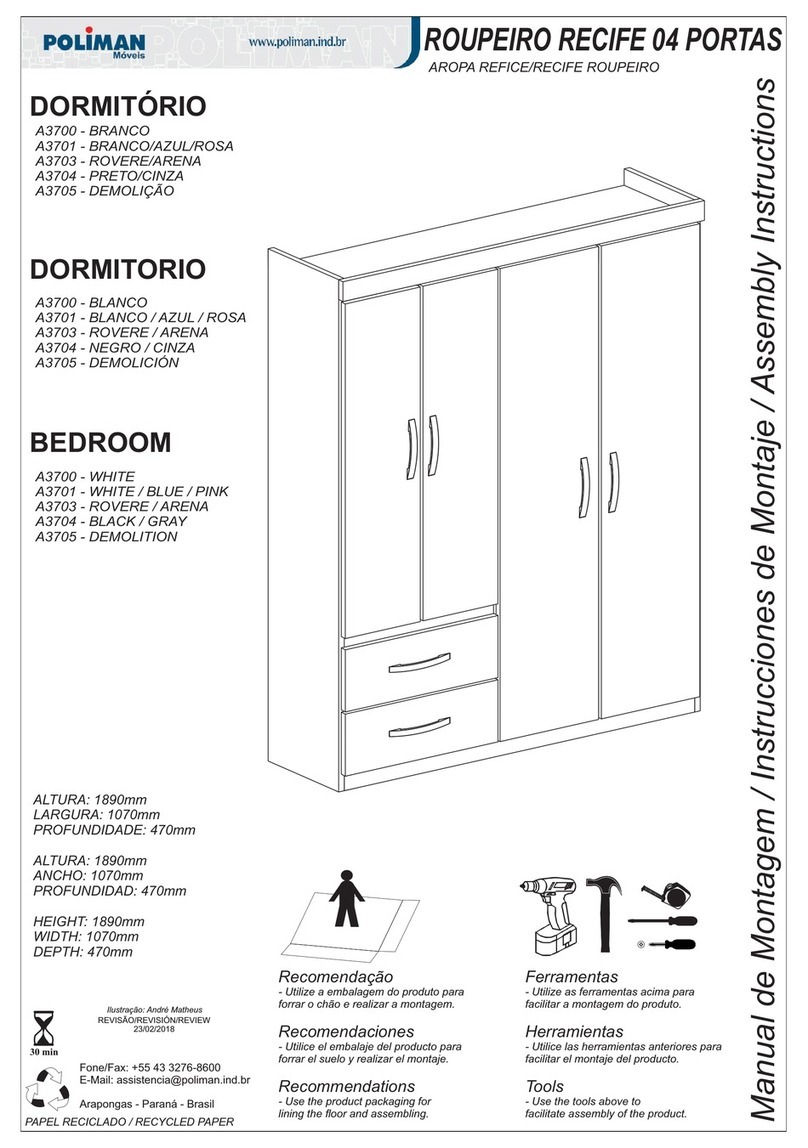 Poliman A3700 User manual
