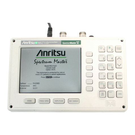 Anritsu Spectrum Master MS2711D User manual
