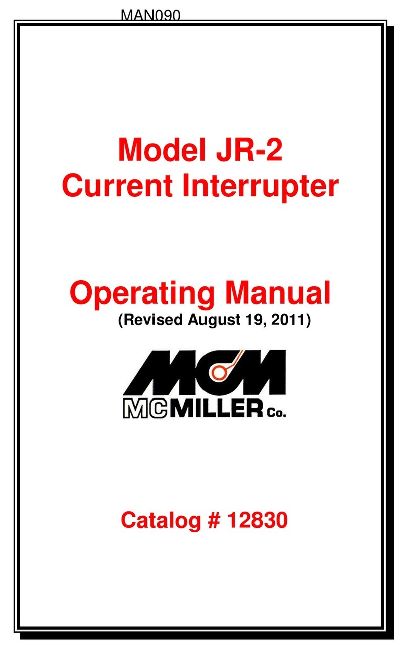 M.C. MILLER JR-2 User manual