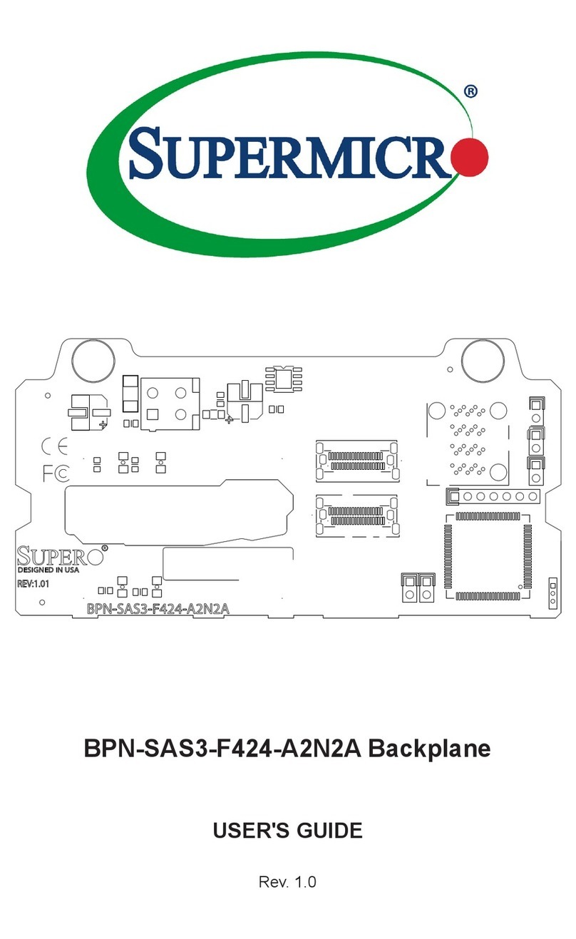 Supermicro BPN-SAS3-F424-A2N2A User manual