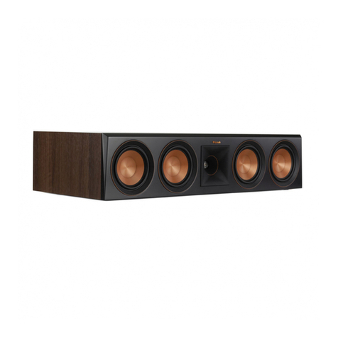 Klipsch Reference Premiere RP-504C User manual Klipsch Reference Premiere RP-504C User manual