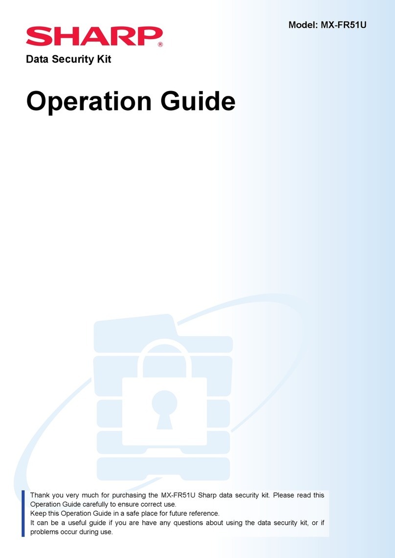 Sharp MX-FR51U User manual