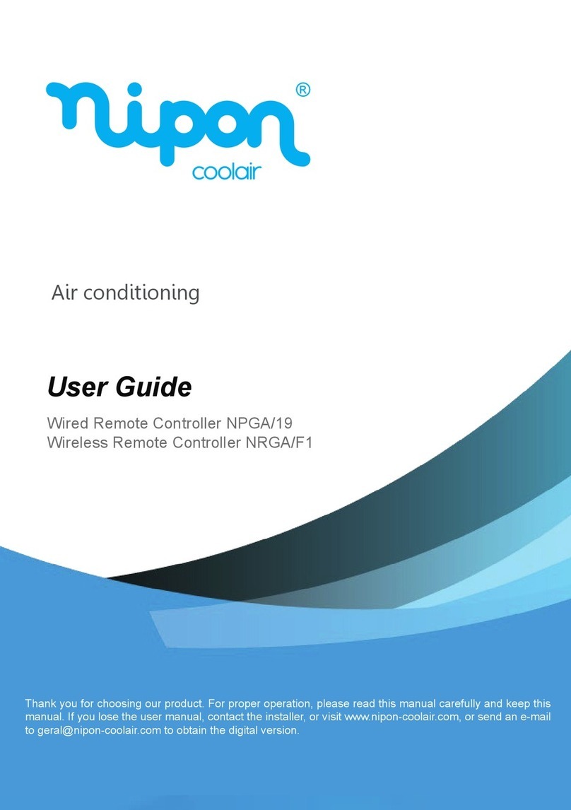 Nipon Coolair NPGA/19 user guide