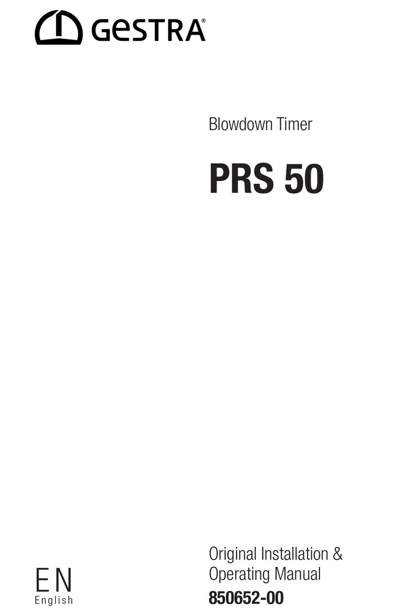 GESTRA PRS 50 Original Installation & Operating Manual