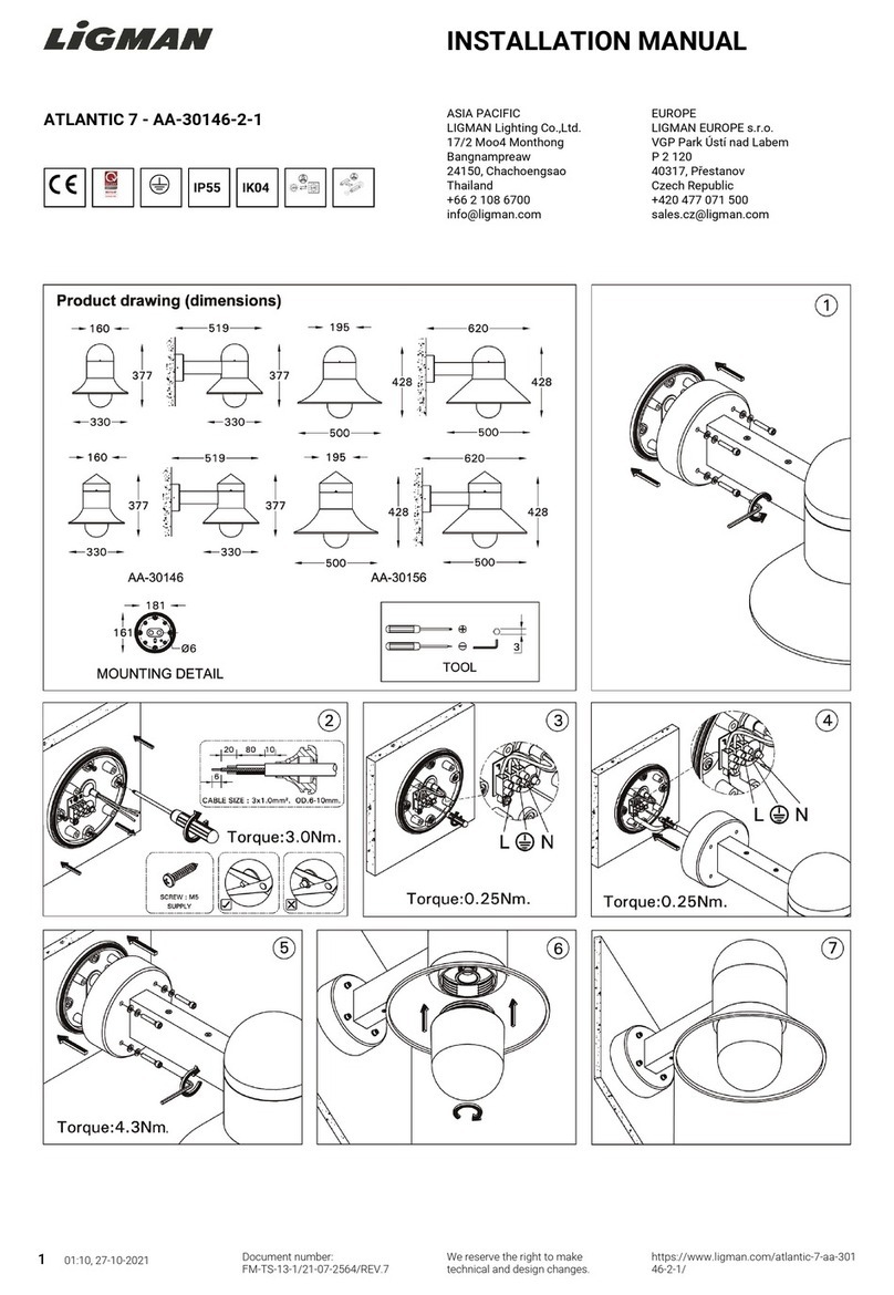 LIGMAN ATLANTIC 7 User manual