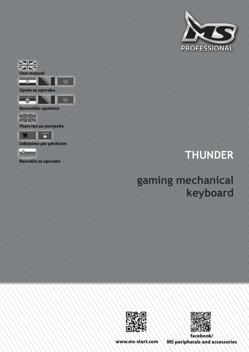 MS THUNDER User manual