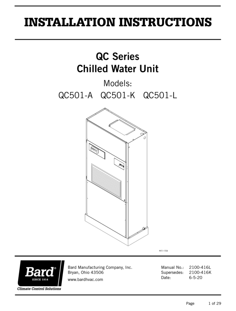 Bard QC Series installation instructions