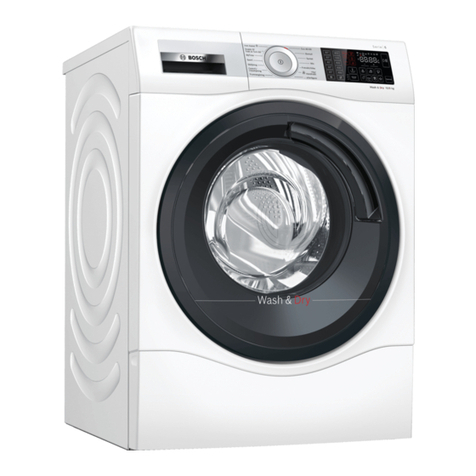 Bosch WDU8H541SN Specification sheet Bosch WDU8H541SN Specification sheet