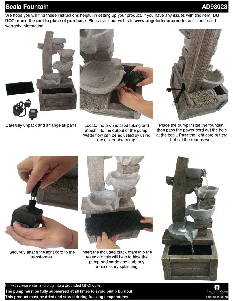 Angelo Decor AD98028 quick start guide Angelo Decor AD98028 quick start guide