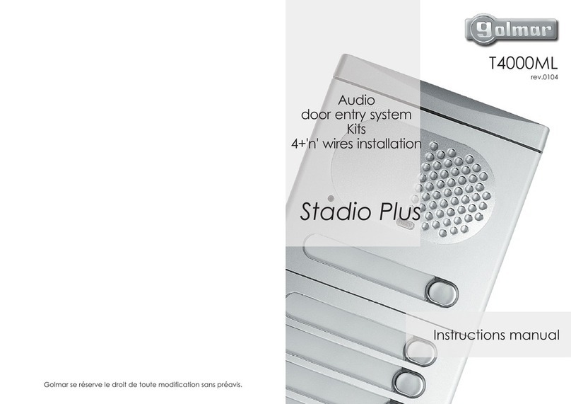 golmar Stadio Plus T4000ML instruction manual