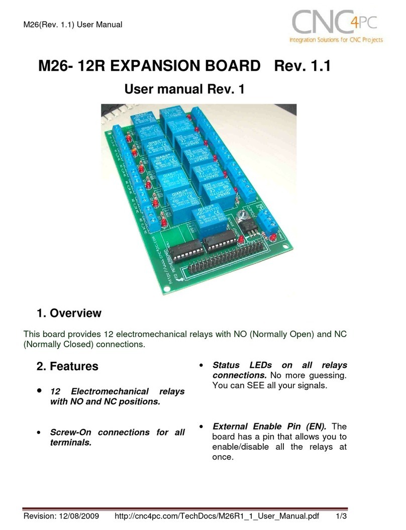 CNC4PC M26- 12R User manual