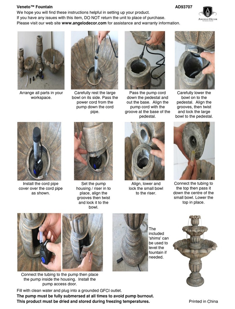 Angelo Decor Veneto AD93707 User manual Angelo Decor Veneto AD93707 User manual