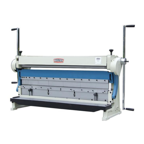 Baileigh Industrial SBR-5216 Operator's manual
