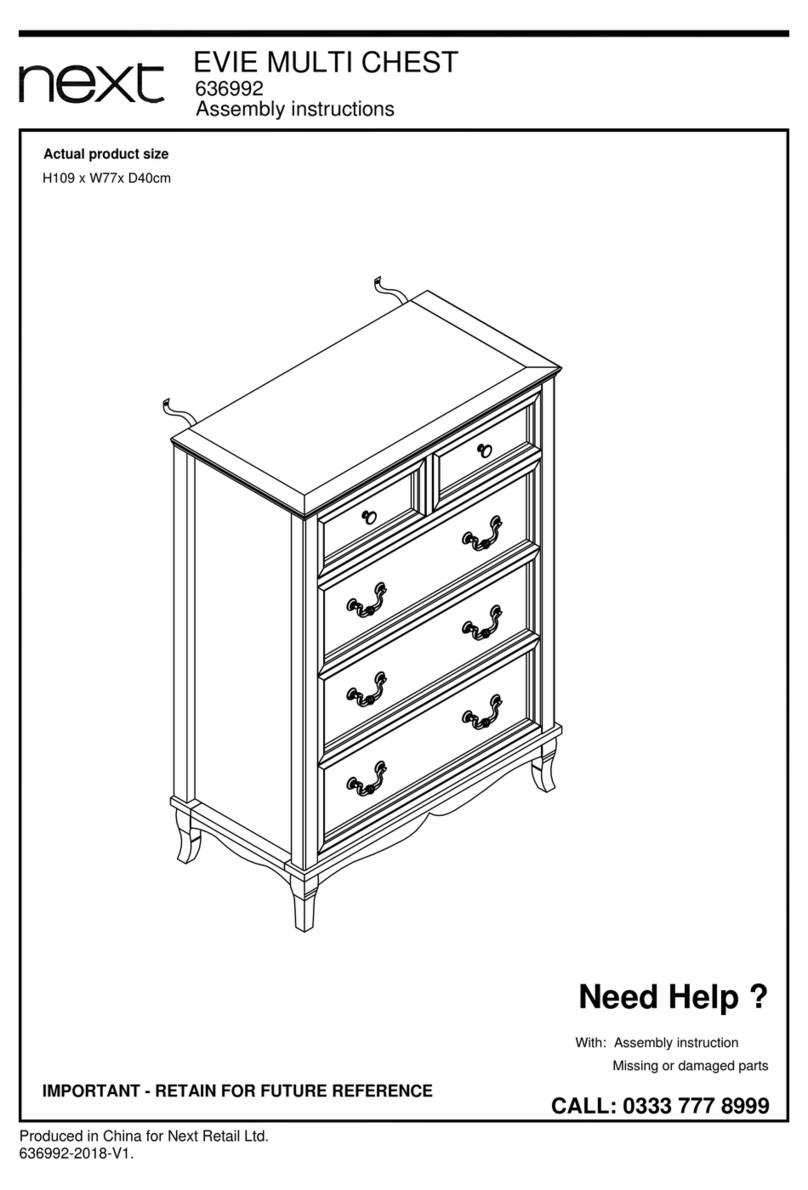Next EVIE 636992 User manual Next EVIE 636992 User manual