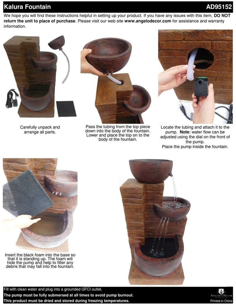 Angelo Decor Kalura AD95152 quick start guide