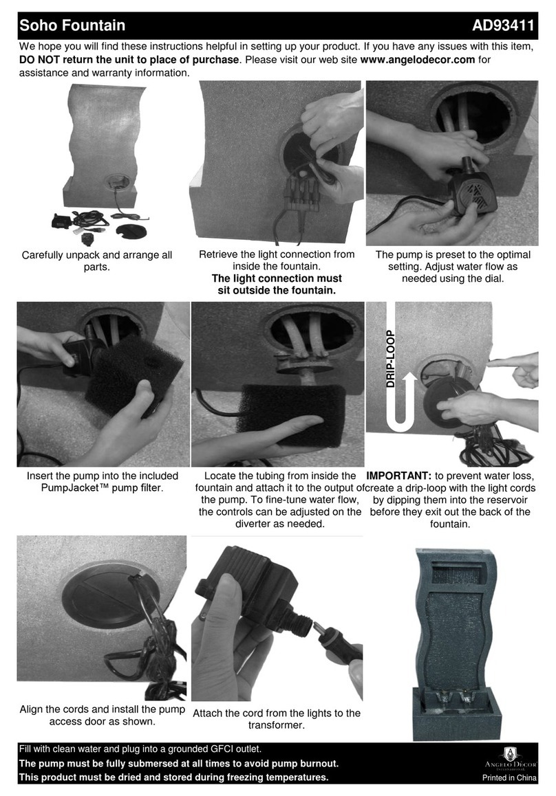 Angelo Decor Soho AD93411 User manual Angelo Decor Soho AD93411 User manual