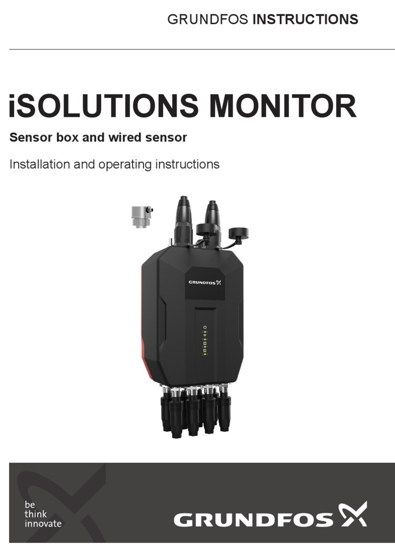 Grundfos iSolutions Monitor Installation and operating instructions
