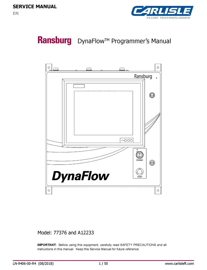 Carlisle Ransburg DynaFlow 77376 User manual