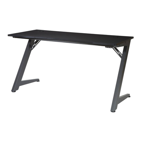OSP Home Furnishings BETA BATTLESTATION BET25 Assembly instructions