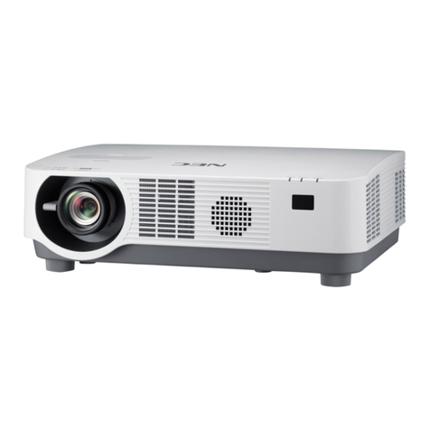NEC P502WL-2 User manual