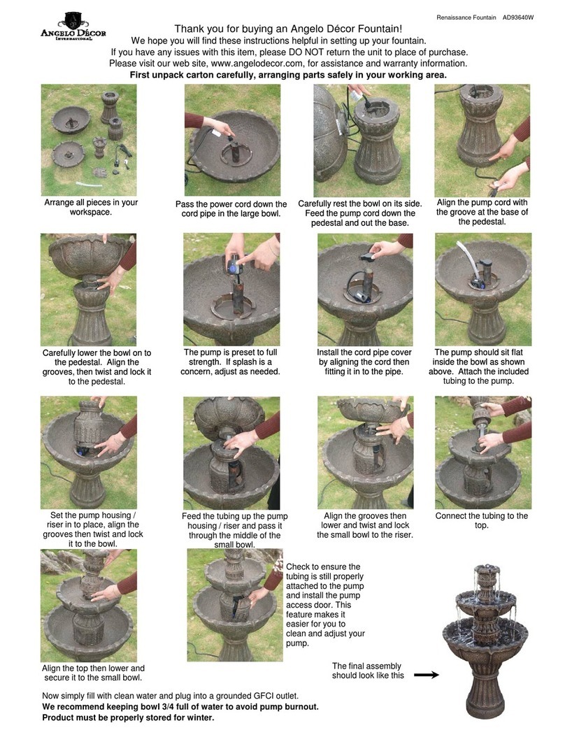 Angelo Decor AD93640W quick start guide