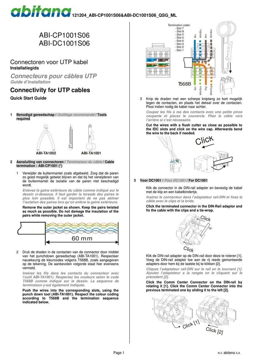 Abitana ABI-CP1001S06 quick start guide