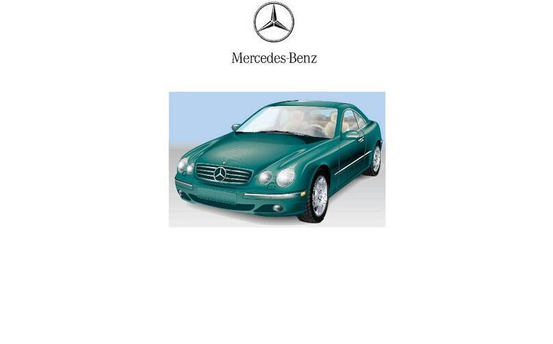 Mercedes-Benz 2005 CL Class Coupe User manual