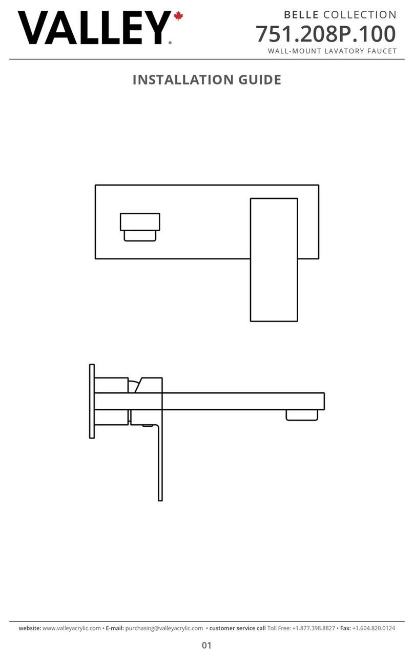 Valley BELLE 751.208P.100 installation guide