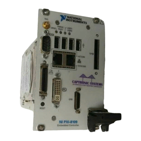 National Instruments PXI-8109 installation guide National Instruments PXI-8109 installation guide
